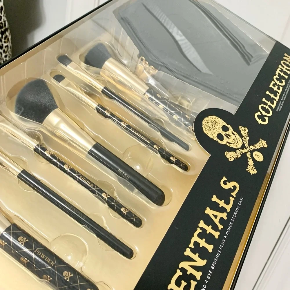 Coffin Bag Makeup Brush Set - NEW
